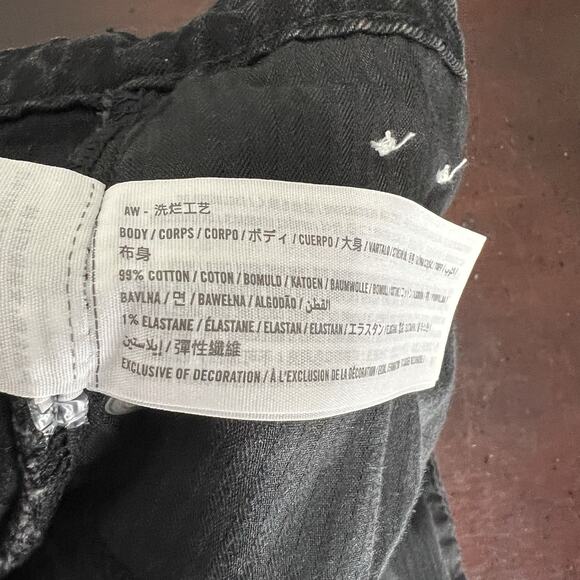 Abercrombie & Fitch Curve Love The Skinny High Rise Ankle Slit Jeans Size 32/14L - Picture 10 of 10